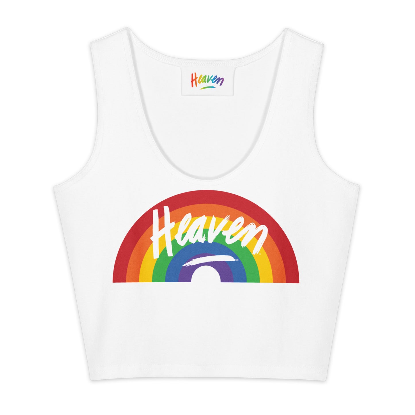 Rainbow Cotton Crop Top